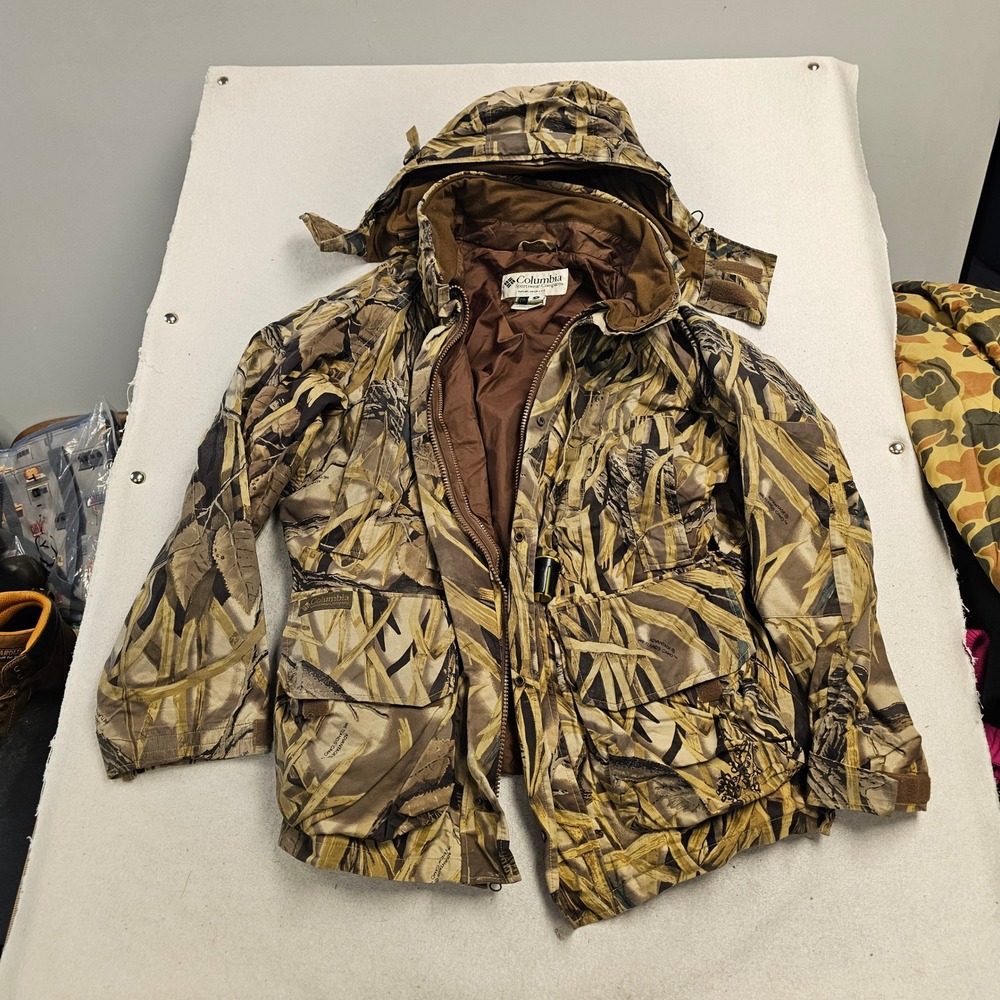 Columbia Advantage Wetlands Camo Interchange Jacket Mens Medium HM4000
